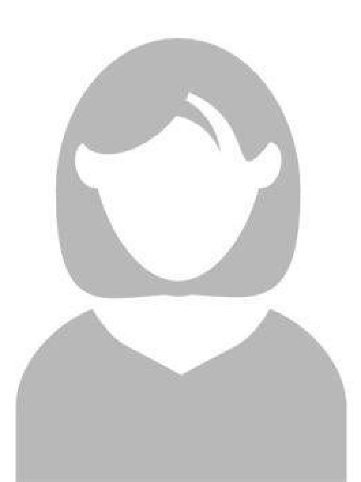 Graue Silhouette einer unbekannten Person mit langen Haaren.