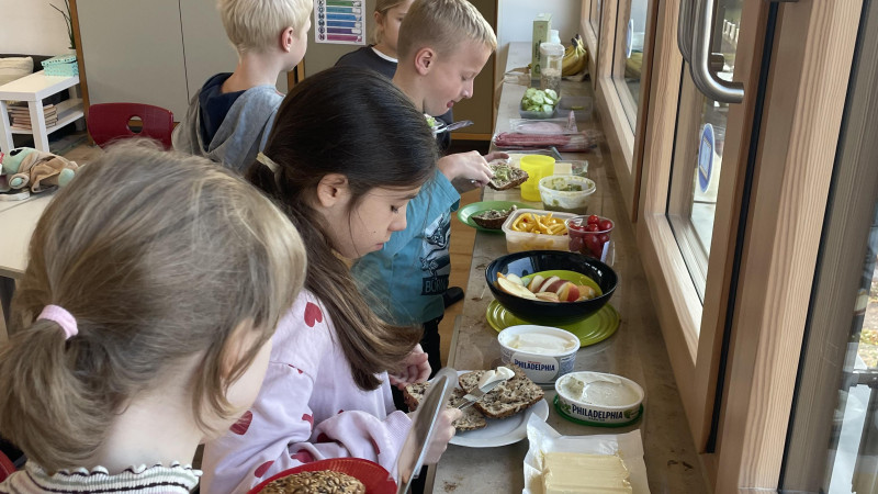 Gesundes Frühstück der 3. Klassen
